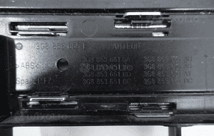 Grill atrapa zderzaka przód vw arteon lift r-line 8