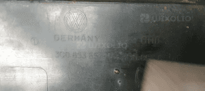 Atrapa grill emblemat chrom pod PDC VW Passat B6 3C0853651AF 3C0853651AD 7