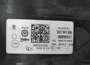 Vw polo 2G zwykła cała lampa przednia prawa przód 10