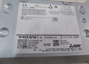 Volvo XC40 radio czytnik moduł nawigacji infotaiment 32326629 6
