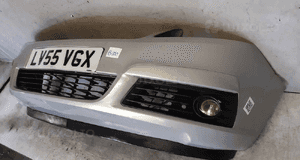 Zderzak przód przedni do opel zafira b lift halogeny Z157 Z176 srebrny 3