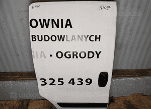 Drzwi prawe przesuwne fiat fiorino/ citroen nemo/ peugeot bipper 3