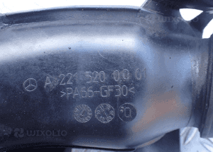 Rura powietrza wlot mercedes 221 A2215200001 radom 3
