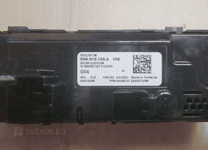 Panel klimatyzacji tył Volkswagen 89A919158A 3