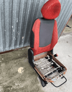 Smart Forfour fotel  czerwony  przedni prawy poduszka air bag fotela 4