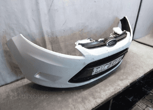 Zderzak przód przedni do ford fiesta MK7 vii H9 biały 3