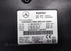 MODUŁ STEROWNIK TELEMATIC MERCEDES GLE I W166 166 A1669005517 2015-2019 4