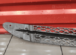 Mercedes W221 kratka dolna zderzaka przód przednia atrapa zaślepka oryg 7