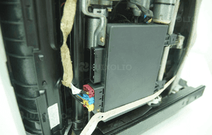 Fotel kierowcy skora wentylowane kolor 268A szare mercedes cl W215 9