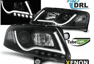 Lampy  reflektory do audi A6 C6 4F od 04.2004 do 2008 led xenon do dziennej 1
