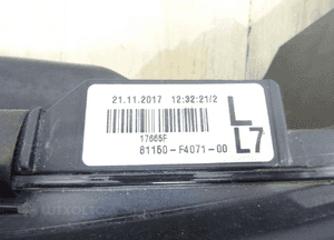 Toyota c-hr chr lampa lewa full led 81150-F4071 6