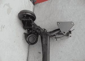 Oś tylna belka tył fiat 500 lift 2016- bębny 3