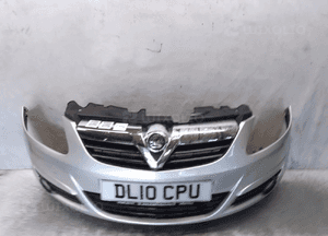 Zderzak przód przedni opel corsa d Z157 srebrny halogeny 1