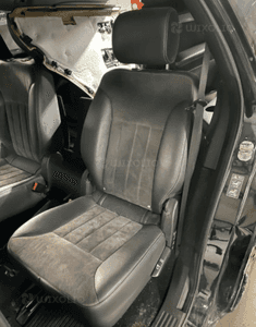 MERCEDES R 251  fotel fotele tylne skora alcantara  czarna skóra idealne Drugi rząd ISOFIX 1