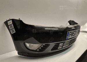 Zderzak przód przedni ford fiesta MK.6 6 vi D2 czarny halogeny 2