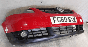 Zderzak przód przedni do volkswagen fox LP3G czerwony halogeny 4