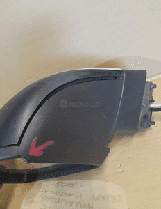 Lusterko lewe 9 pin renault scenic iii do malowania uszkodzony plastik 5