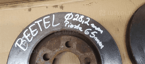 Tarcze hamulcowe klocki przód przednie 280mm VW New Beetle 6