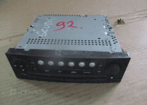 Radio radioodtwarzacz peugeot citroen fiat 96639628XT