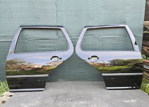 Drzwi Tyl Tylne Lewe Prawe Czarne VW Golf IV 4 5D Drzwi Poszycie 1