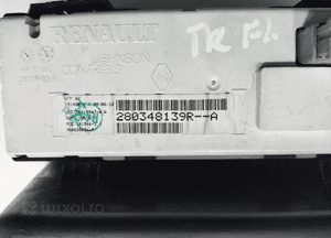 Ekran wyświetlacz deski rozdzielczej renault trafic ii 280348139R 2007-2014 4