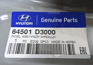 hyundai fartuch błotnika przedniego 64501-d3000 8
