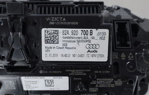 Licznik virtual zegary lcd audi A1 82A 82A920700B 6