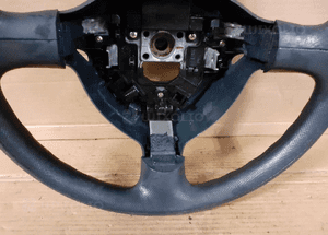 # KIEROWNICA HONDA JAZZ 2 II 2001-2008r. (lok. 169) NIEBIESKA GRANATOWA SKÓRA SKÓRZANA 5
