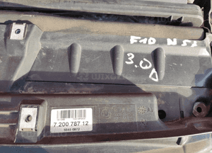 Bmw 5 F10 3.0D N57 automat pas przedni wzmocnienie chłodnice wentylator 10