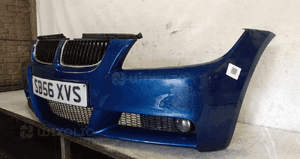 ZDERZAK PRZÓD PRZEDNI BMW E90 E91 SERIA 3 M PAKIET M POWER LeMans Blue NIEBIESKIE HALOGENY 2