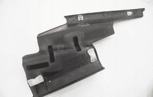 Osłona szyby tylnej kpl skora mercedes sl R230 3