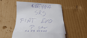 Kurtyna Airbag poduszka prawa Fiat Punto EVO 517965500 10