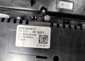 Bmw F10 F11 panel klimatyzacji radia klimatronik 6824207 5