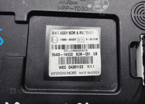 MODUŁ STEROWNIK BCM KIA RIO III 95400-1WEC0 2014-2017 LIFT 4