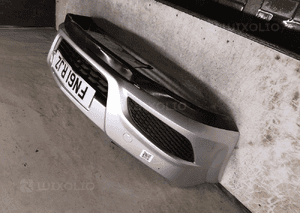 Zderzak przód przedni opel astra h 3 iii lift fl Z157 srebrny 4