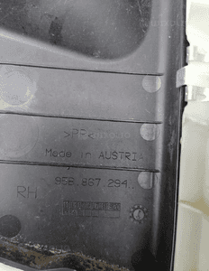 Osłona słupka lewa prawa Alcantara Porsche Macan 95B867294 6
