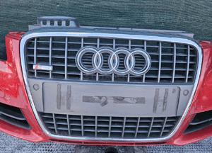 Zderzak Przod Przedni S-Line Kratki Czujniki PDC Halogeny Gril Atrapa LZ3F AUDI A4 B7 Kombi Sedan 7