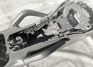 Fotele boczki deska kierownica panel tunel Porsche Cayenne 2 II Karbon 34