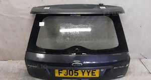/ KLAPA TYŁ TYLNA BAGAŻNIKA FORD FIESTA VI MK6 3D 3 DRZWI HB SZARA 1