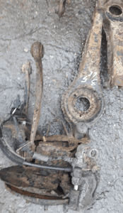Mazda 3  5 05-10 Zwrotnica piasta wahacz  tylny tył 4