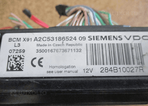 MODUŁ BCM RENAULT LAGUNA III 2.0 DCI 284B10027R 3