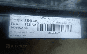 Listwa progowa prawa próg bmw 6 vi G16 m pakiet 5