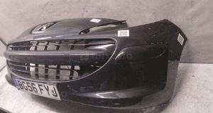 @ ZDERZAK PRZÓD PRZEDNI DO PEUGEOT 207 KOD LAKIERU EXL EXLD CZARNY 3