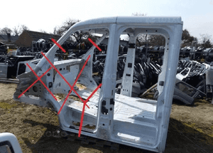 Kabina dubel dubelkabina karoseria mercedes sprinter W906 2006 1