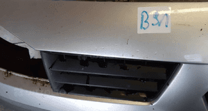 Zderzak przód przedni do renault megane ii 2 TED69 srebrny halogeny 2