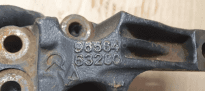 Łapa mocowanie silnika Citroen C5 III 2.0 HDI 9656463280 5