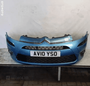 Zderzak przód przedni do citroen C4 picasso knyc błękitny halogeny 1