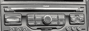 Citroen C3 C4 C5 Peugeot 208 308 5008 Radio CD RNEG1 96661984XT 3