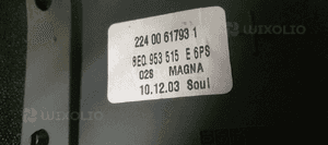 Osłona obudowa kolumny kierowniczej Audi A4 B6 8E0953515E 8E0953512J 7