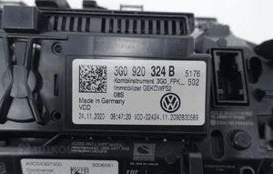 Licznik virtual zegary lcd vw passat B8 gte lift 5